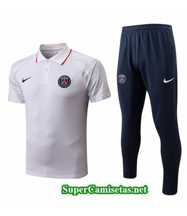 Tailandia Camiseta Kit De Entrenamiento Paris Psg Rojo/azul Profundo 2022/23