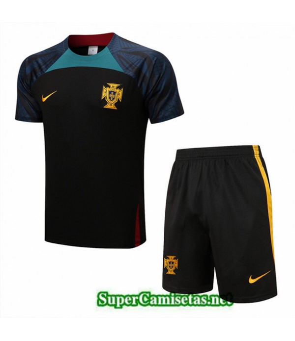 Tailandia Camiseta Kit De Entrenamiento Portugal Rojo/negro 2022/23