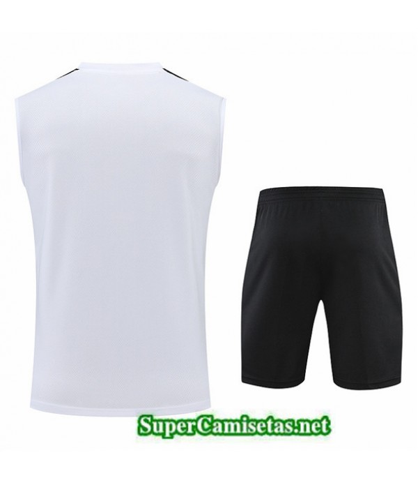 Tailandia Camiseta Kit De Entrenamiento Real Madrid Debardeur Blanco/negro 2022/23