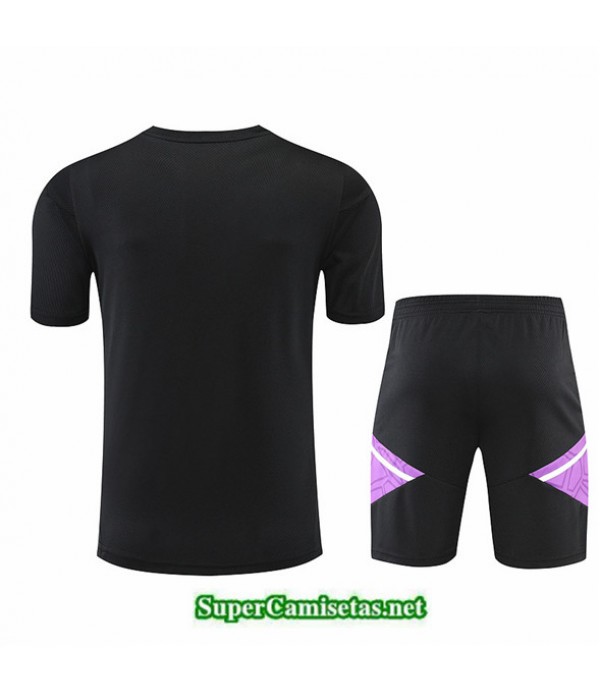 Tailandia Camiseta Kit De Entrenamiento Real Madrid Negro 2022/23