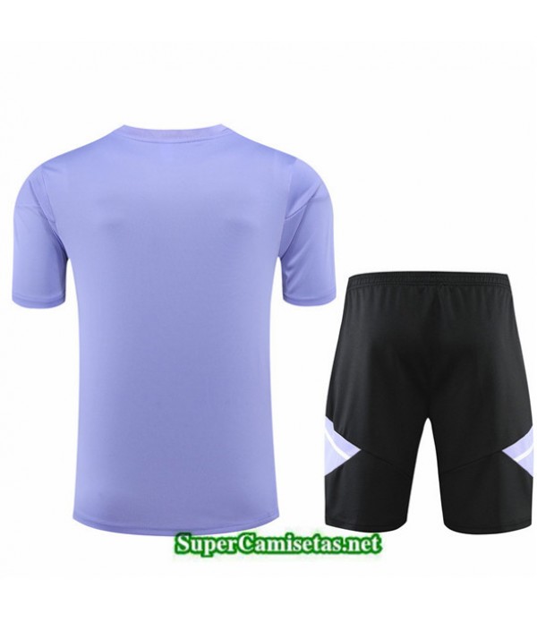 Tailandia Camiseta Kit De Entrenamiento Real Madrid Púrpura/negro 2022/23