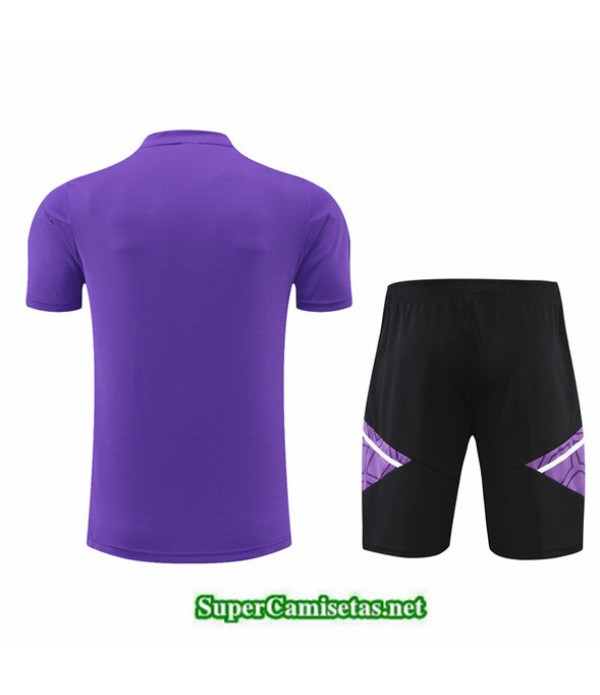 Tailandia Camiseta Kit De Entrenamiento Real Madrid Púrpura/negro 2022/23