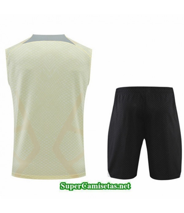 Tailandia Camiseta Kit De Entrenamiento Tottenham Hotspur Debardeur Amarillo 2022/23