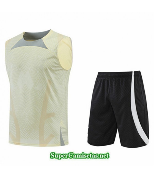 Tailandia Camiseta Kit De Entrenamiento Tottenham Hotspur Debardeur Amarillo 2022/23