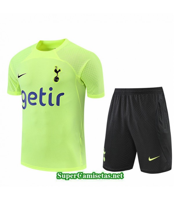 Tailandia Camiseta Kit De Entrenamiento Tottenham Hotspur Verde/azul Profundo 2022/23