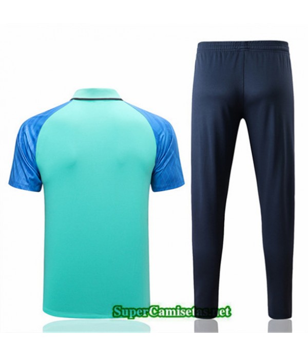 Tailandia Camiseta Kit De Entrenamiento Polo Barcelona Azul 2022/23