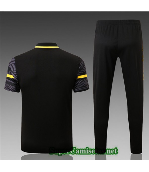 Tailandia Camiseta Kit De Entrenamiento Polo Borussia Dortmund Negro 2022/23
