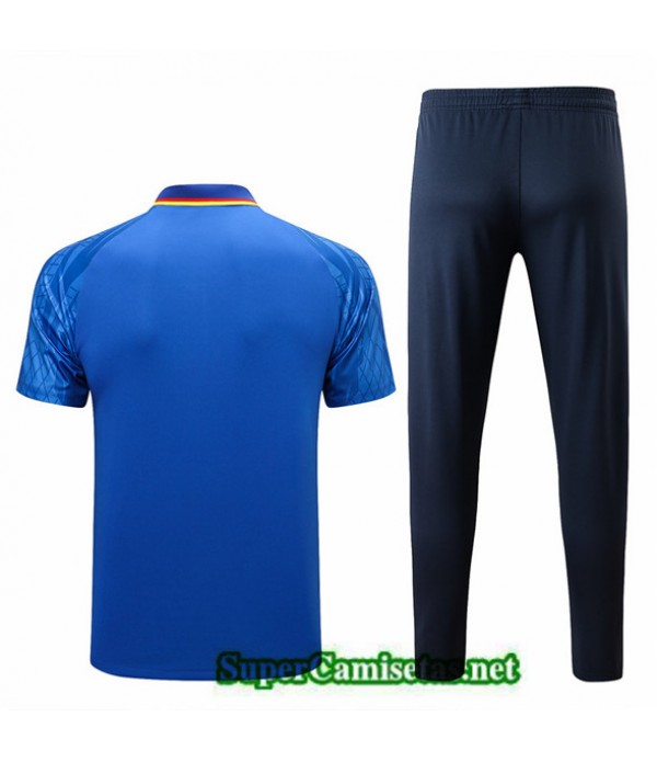 Tailandia Camiseta Kit De Entrenamiento Polo Francia Azul 2022/23