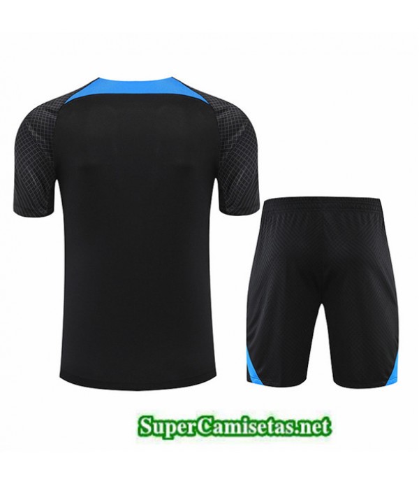 Tailandia Camiseta Kit De Entrenamiento Polo Paris Blanco/azul Profundo 2022/23