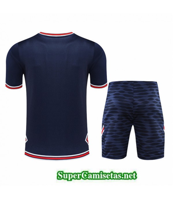 Tailandia Camiseta Kit De Entrenamiento Polo Paris Negro 2022/23