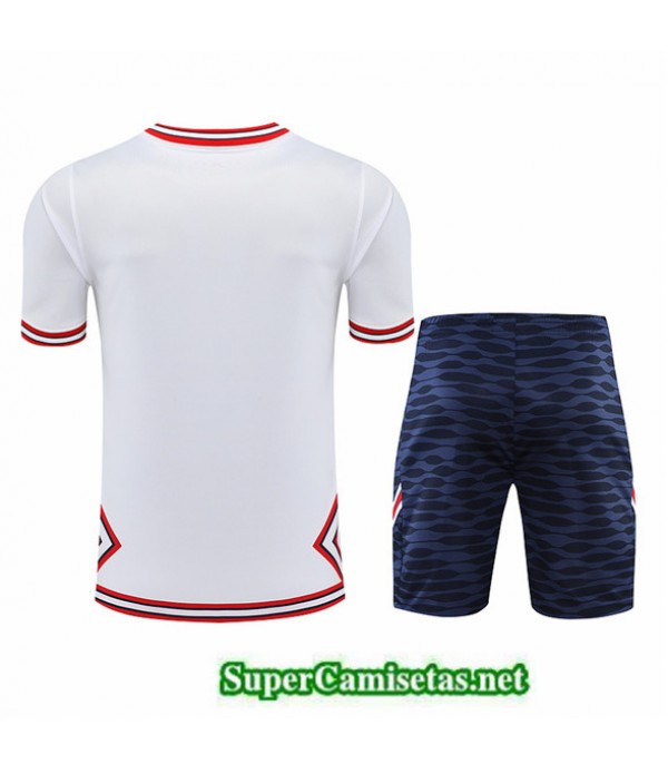 Tailandia Camiseta Kit De Entrenamiento Polo Paris Rojo/azul Profundo 2022/23