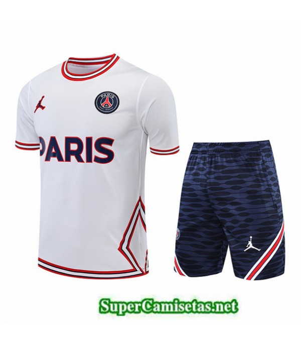 Tailandia Camiseta Kit De Entrenamiento Polo Paris Rojo/azul Profundo 2022/23