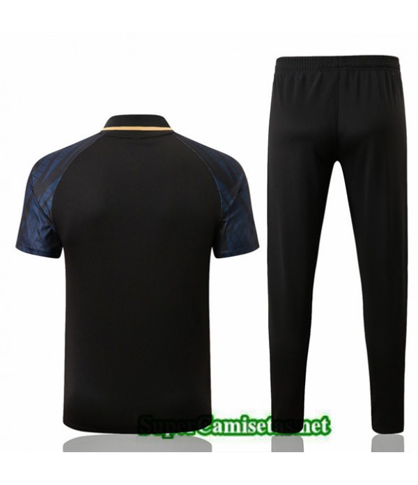 Tailandia Camiseta Kit De Entrenamiento Polo Portugal Negro 2022/23