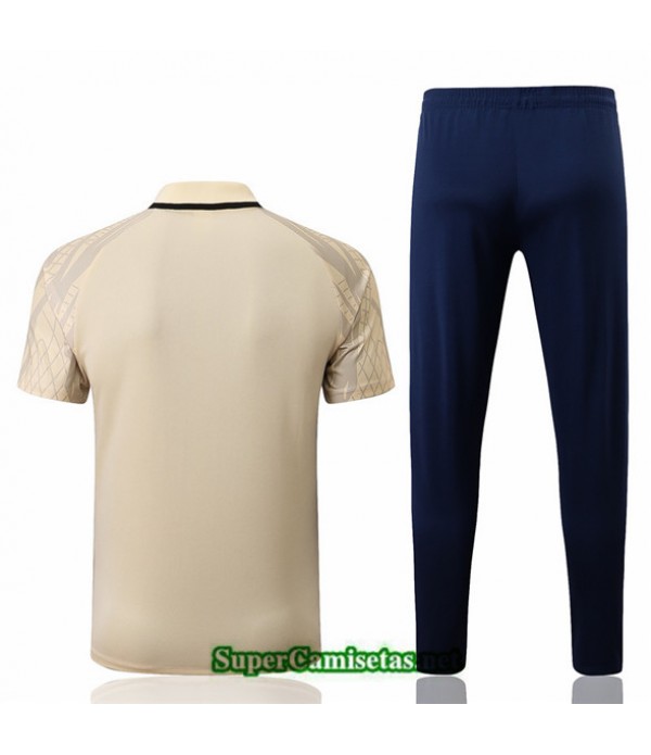 Tailandia Camiseta Kit De Entrenamiento Polo Tottenham Hotspur Kaki/azul Profundo 2022/23