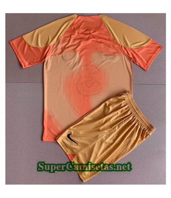 Tailandia Equipacion Camiseta Chelsea Niño Portero Naranja 2022/23