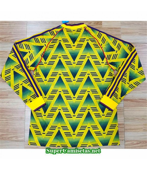 Tailandia Equipacion Camiseta Clasicas Arsenal Manga Larga Hombre 1991 93