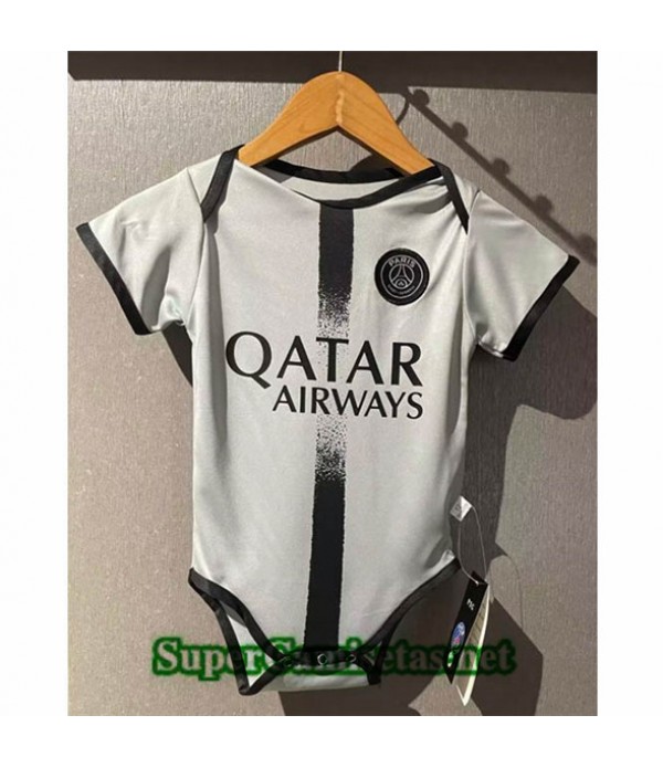 Tailandia Equipacion Camiseta Psg Baby Gris 2022/23