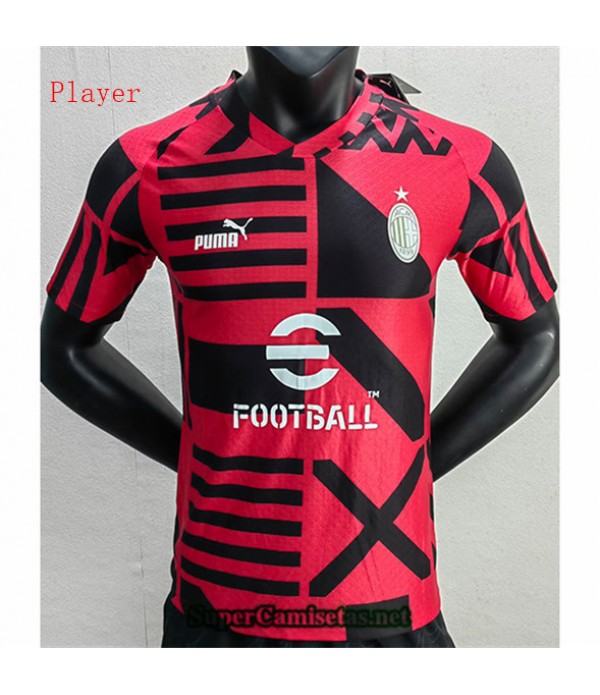Tailandia Equipacion Camiseta Player Ac Milan Spec...