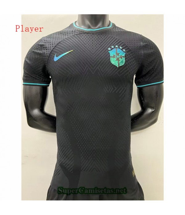 Tailandia Equipacion Camiseta Player Brasil Negro 2022/23