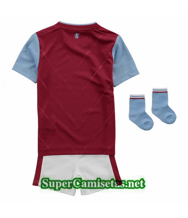Tailandia Primera Equipacion Camiseta Aston Villa Niño 2022/23