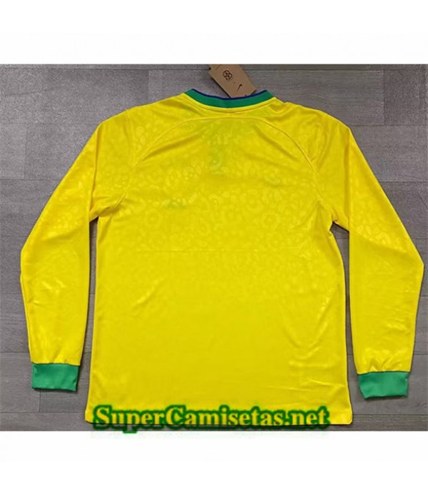 Tailandia Primera Equipacion Camiseta Brasil Manga Larga 2022/23
