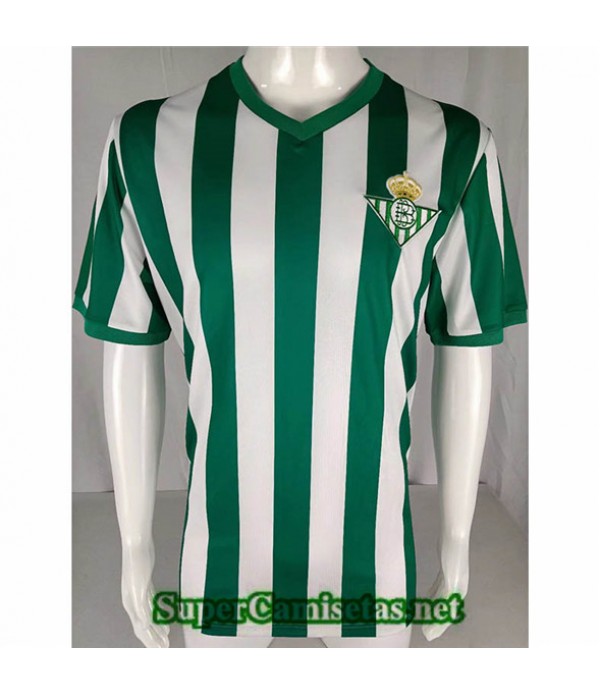 Tailandia Primera Equipacion Camiseta Clasicas Real Betis Hombre 1976 77