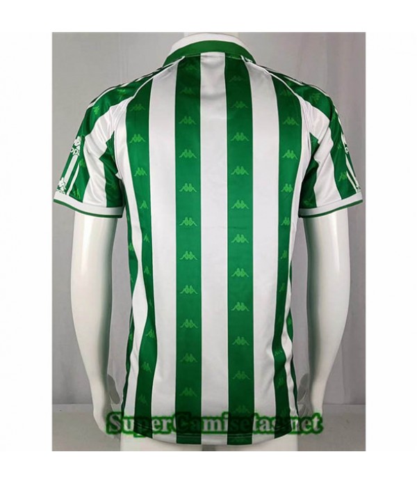 Tailandia Primera Equipacion Camiseta Clasicas Real Betis Hombre 1996 97