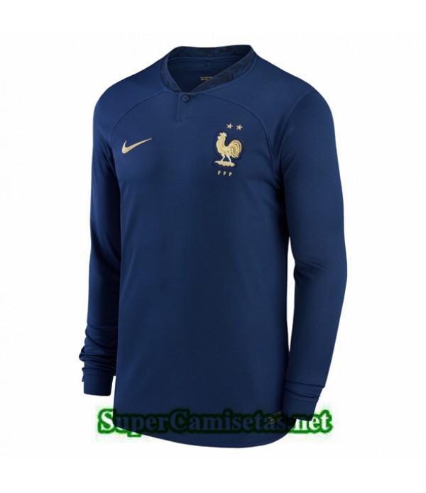 Tailandia Primera Equipacion Camiseta Francia Manga Larga 2022/23