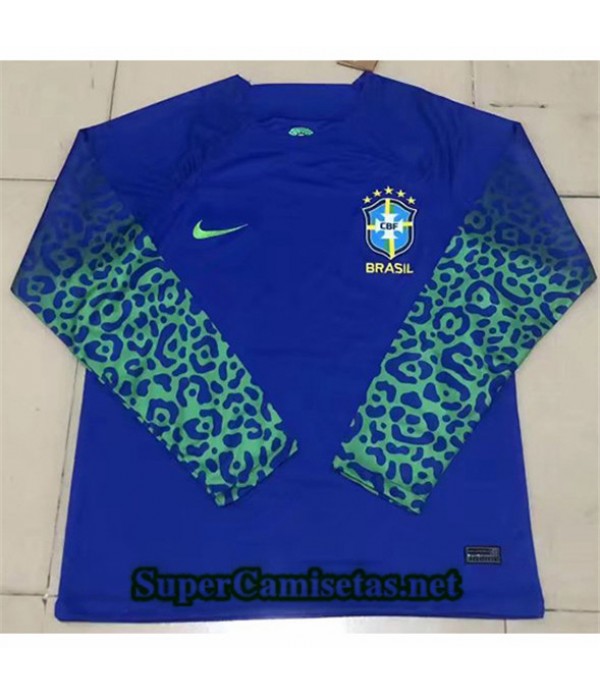 Tailandia Segunda Equipacion Camiseta Brasil Manga Larga 2022/23