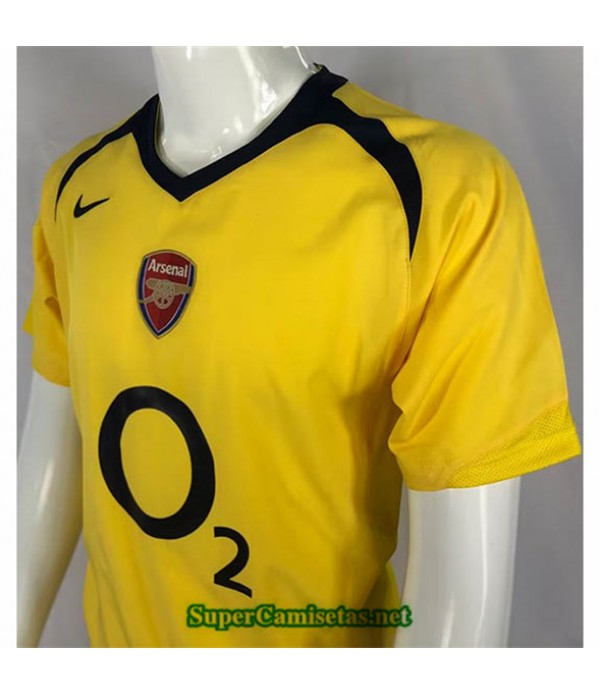 Tailandia Segunda Equipacion Camiseta Clasicas Arsenal Hombre 2005 06