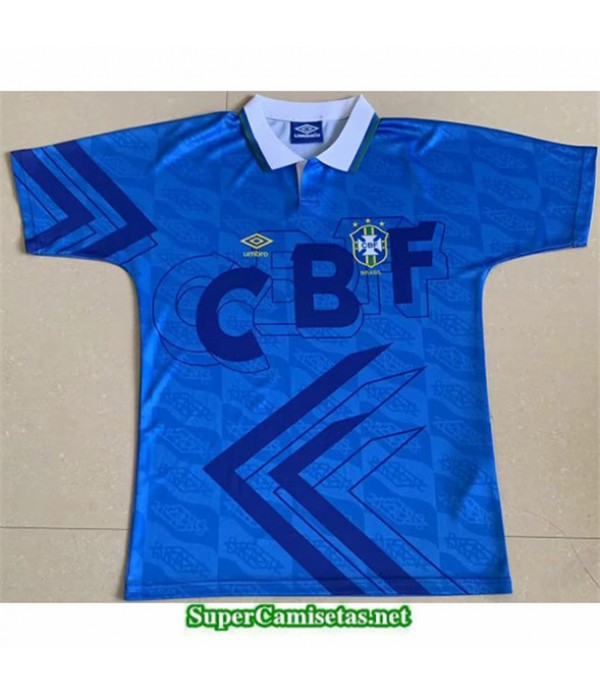 Tailandia Segunda Equipacion Camiseta Clasicas Brasil Hombre 1992