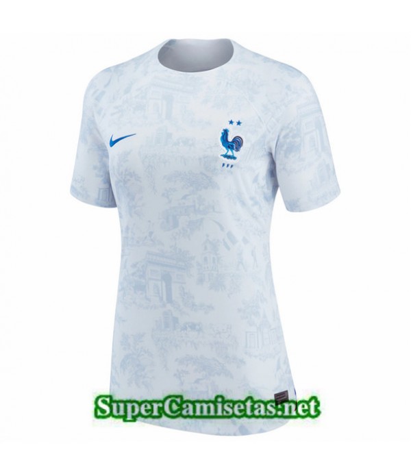 Tailandia Segunda Equipacion Camiseta Francia Femme 2022/23