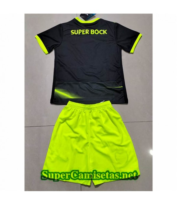 Tailandia Segunda Equipacion Camiseta Sporting Niño 2022/23