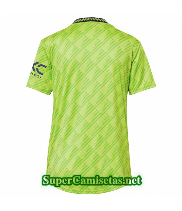 Tailandia Tercera Equipacion Camiseta Manchester United Femme 2022/23