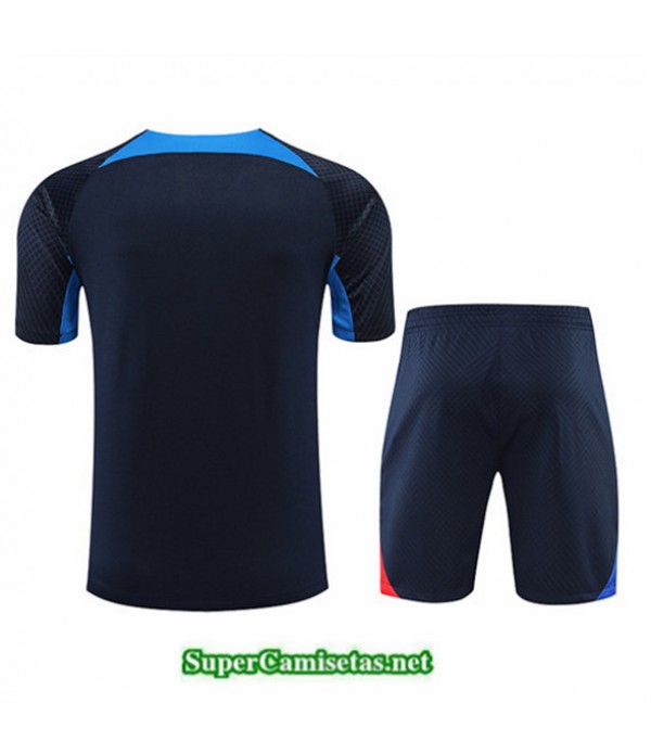 Tailandia Camiseta Kit De Entrenamiento Barcelona Pantalones Azul 2022 2023