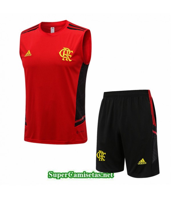 Tailandia Camiseta Kit De Entrenamiento Flamengo Debardeur Rojo 2022 2023