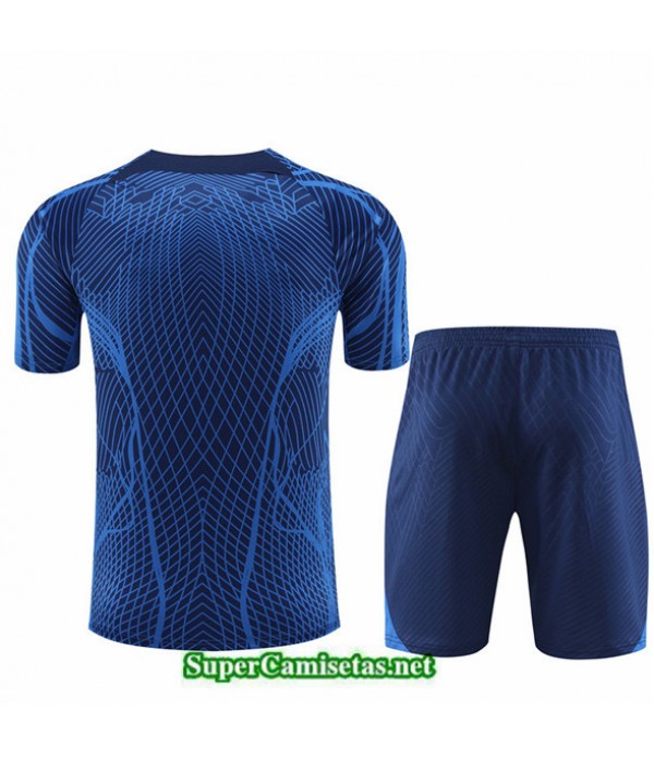 Tailandia Camiseta Kit De Entrenamiento Francia Pantalones Azul 2022 2023