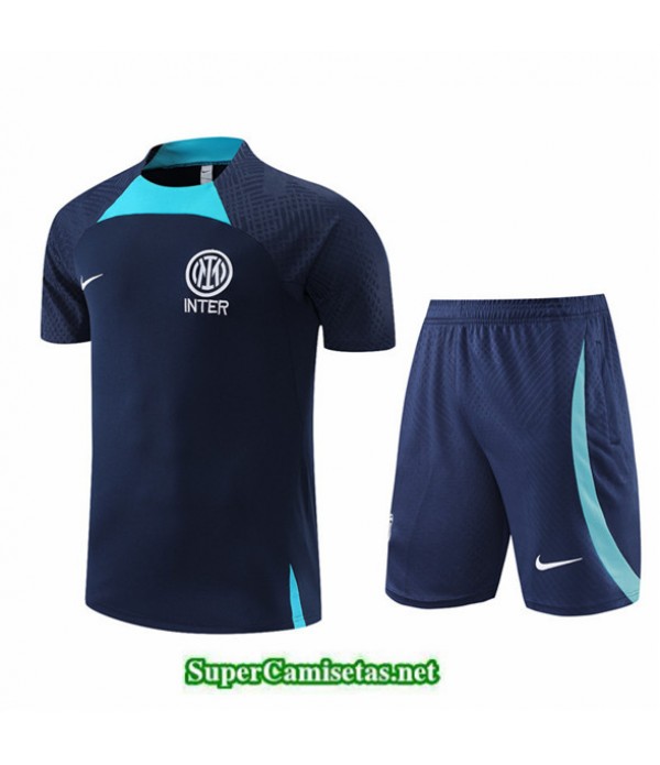 Tailandia Camiseta Kit De Entrenamiento Inter Milan Pantalones Azul 2022 2023