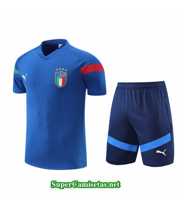 Tailandia Camiseta Kit De Entrenamiento Italia Pantalones Azul 2022 2023