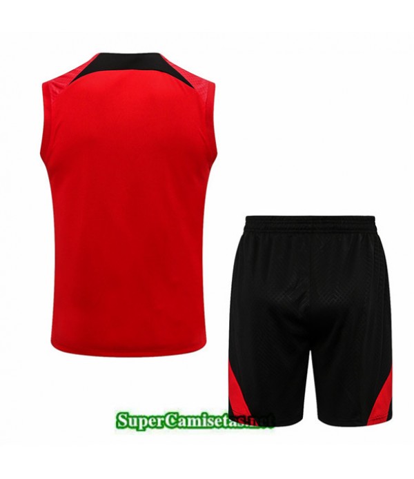 Tailandia Camiseta Kit De Entrenamiento Liverpool Debardeur Rojo 2022 2023