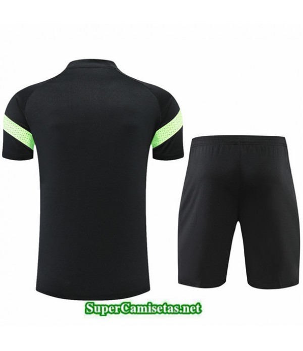 Tailandia Camiseta Kit De Entrenamiento Manchester City Pantalones Negro 2022 2023