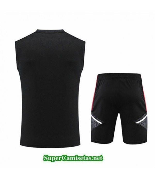 Tailandia Camiseta Kit De Entrenamiento Manchester United Debardeur Negro 2022 2023