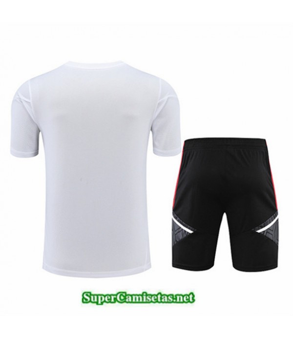 Tailandia Camiseta Kit De Entrenamiento Manchester United Pantalones Blanco 2022 2023