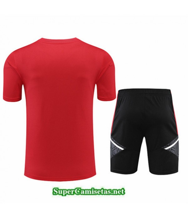 Tailandia Camiseta Kit De Entrenamiento Manchester United Pantalones Rojo 2022 2023
