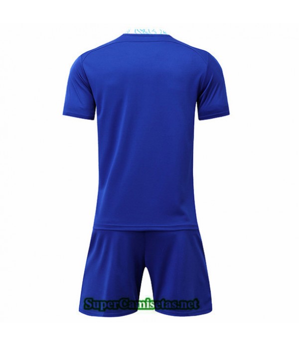 Tailandia Camiseta Kit De Entrenamiento Without Brand Logo Pantalones Azul 2022 2023