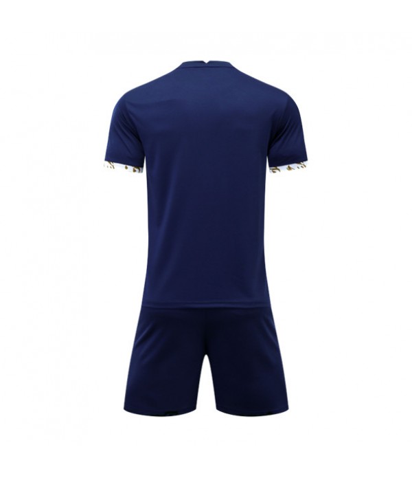 Tailandia Camiseta Kit De Entrenamiento Without Brand Logo Pantalones Azul 2022 2023
