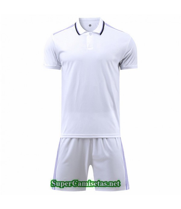 Tailandia Camiseta Kit De Entrenamiento Without Brand Logo Pantalones Blanco 2022 2023