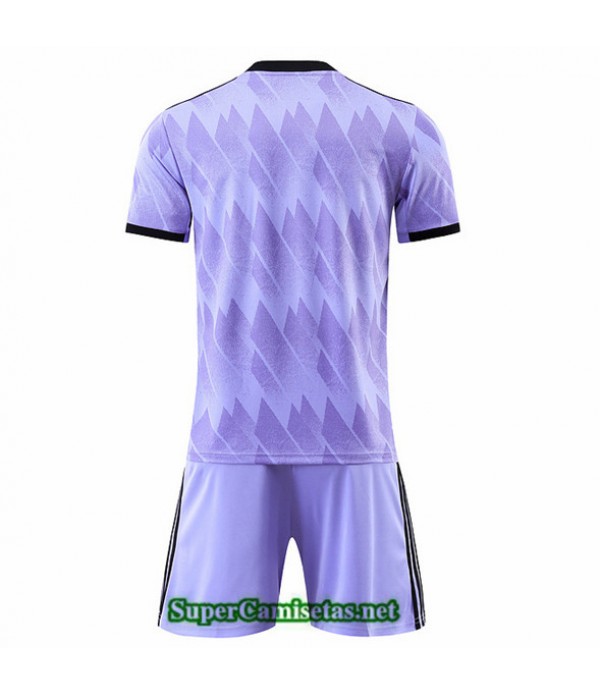 Tailandia Camiseta Kit De Entrenamiento Without Brand Logo Pantalones Púrpura 2022 2023