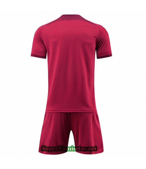 Tailandia Camiseta Kit De Entrenamiento Without Brand Logo Pantalones Rojo 2022 2023