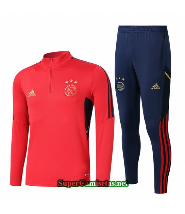 Tailandia Chandal Afc Ajax Niño Rojo 2022 2023